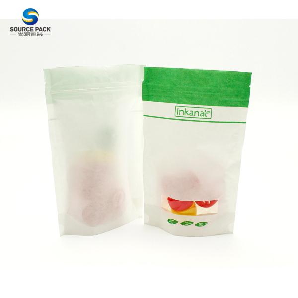 Customizable Stand Up Pouch with Zipper Top in Eco Friendly Materials