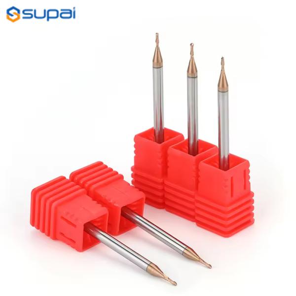 50mm Overall Length Short Flute Micro End Mills For Precision Machining