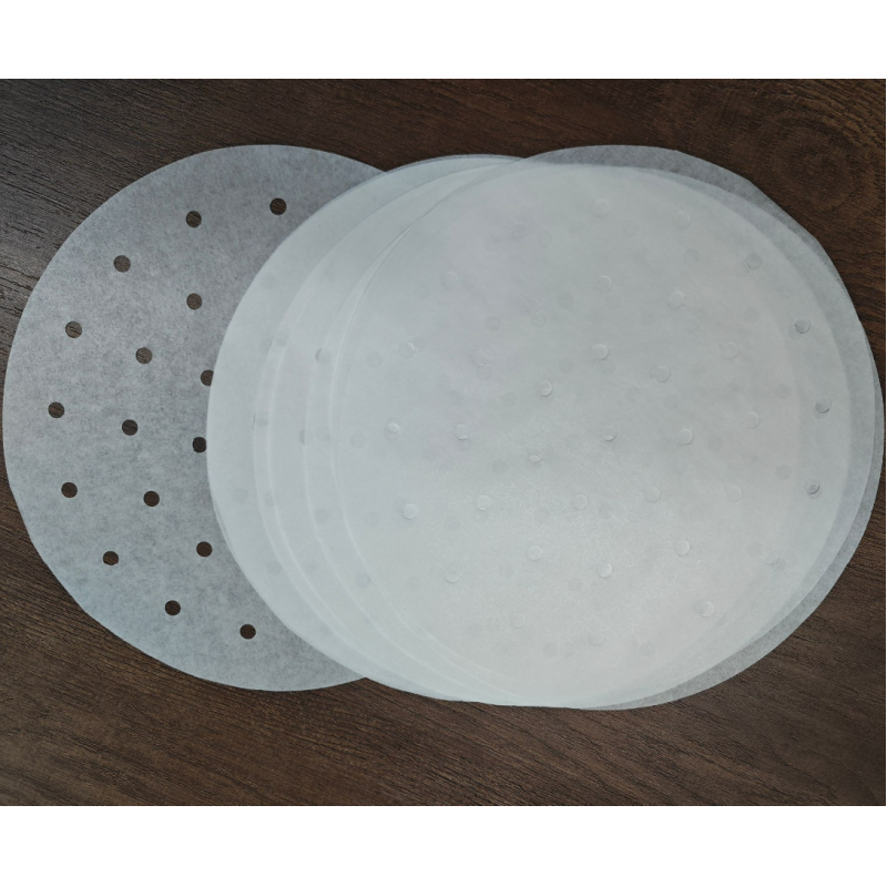 Disposable Steamer Paper - Air Fryer Paper Liners with Heat Resistant, Oil Proof, and Easy Cleanup Properties