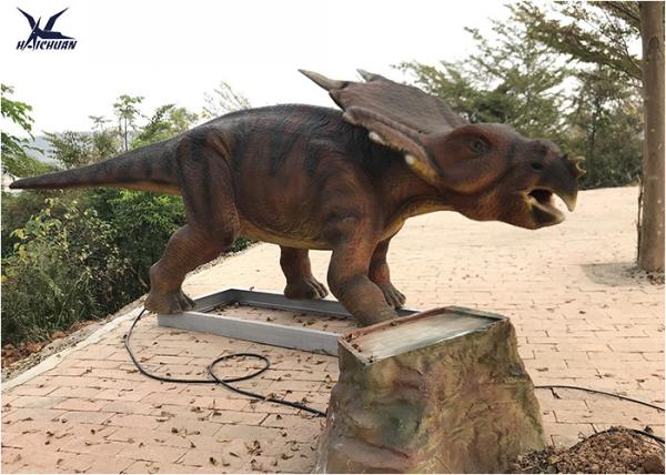 Pachyrhinosaurus Yard Dinosaur Lawn Art , Dinosaur Replicas Life Size 