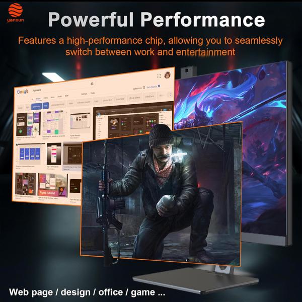 27-Inch  Gaming All-in-One Monitor: UHD Resolution, 2K IPS Panel, 100Hz Refresh Rate & Fixed Bracket