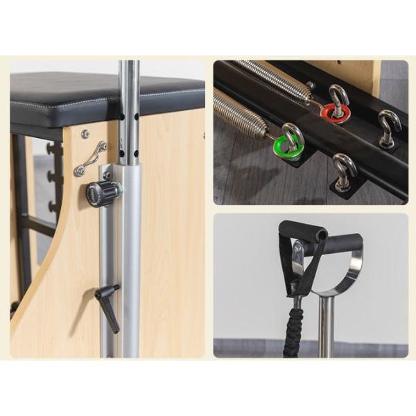 Aluminum Alloy Home And Commercial Fitness Equipment Women'S Shaping Core Bed Pilates Stable Step Chair