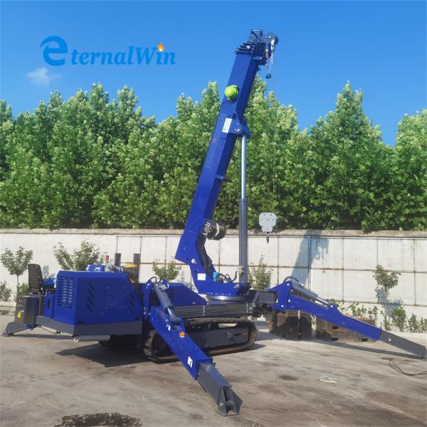 EPA дизельный двигатель 5 тонн 8 тонн паукообразный кран с телескопическим бумом