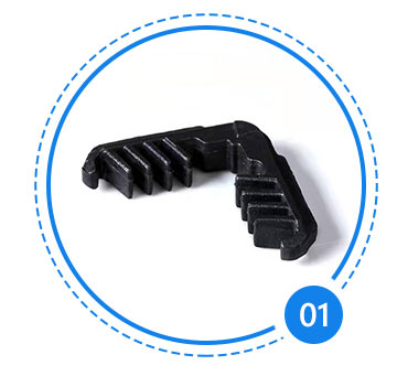Insulating Glass Corner Joint Aluminium Spacer Bar Plastic Glass Connector Key with Best