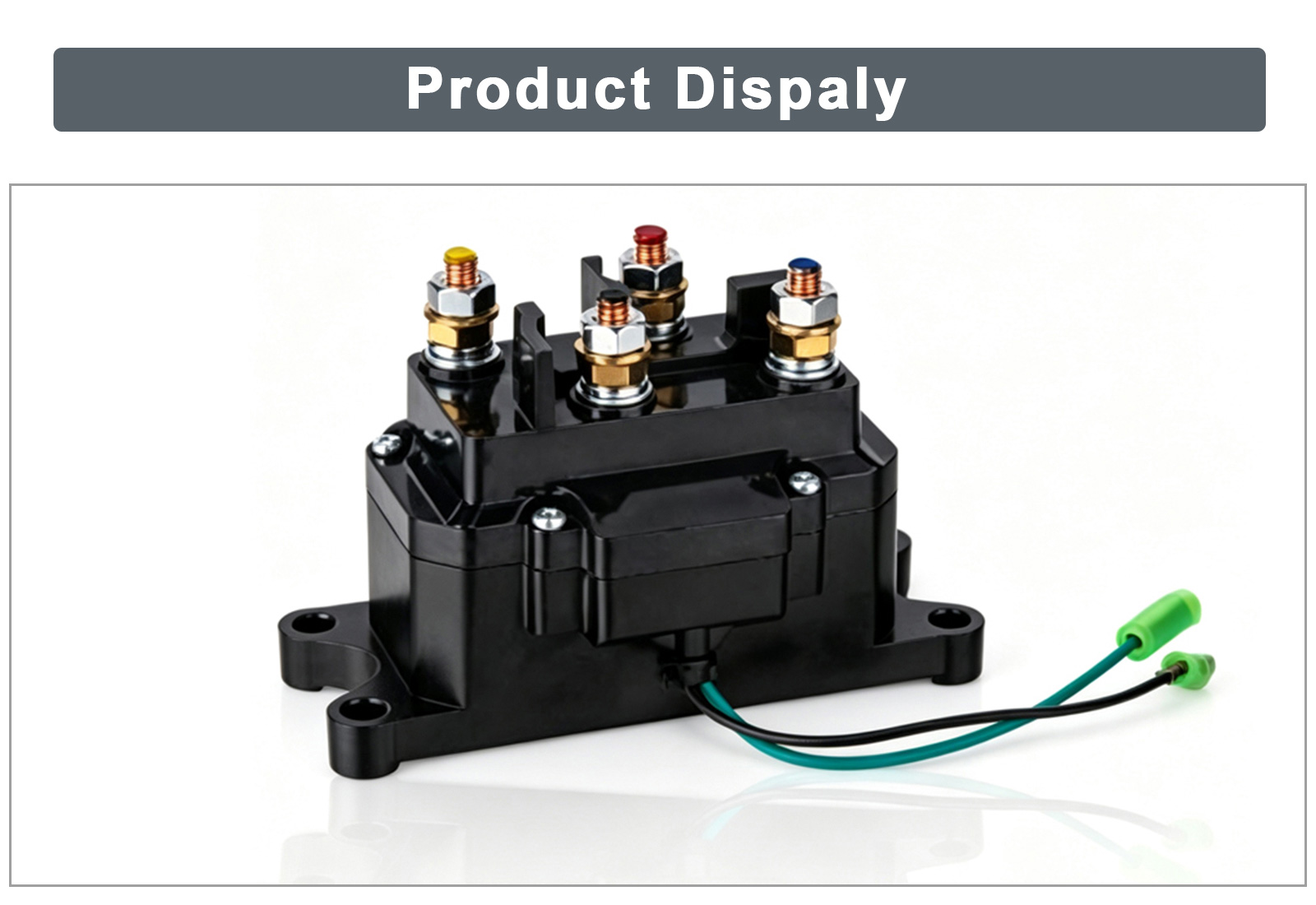 12V 250V ATV UTV Start Winch Control Relay Solenoid 9000 LB