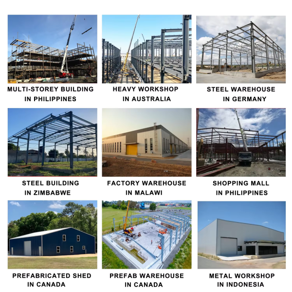 Demountable Galvanized Light Steel Structure Building with Customizable Design for Industrial Use