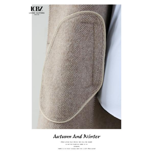 Chaquetas de lujo personalizadas abrigos de trinchera abrigos de lana masculinos cálidos de invierno abrigos de cachemira