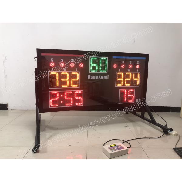 La niebla llevó los diodos que arrebataban el marcador electrónico con el soporte móvil