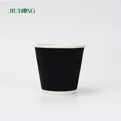 Cola Juice Tea Coffee Biodegradable Paper Cups 4oz 6.2cm Food Grade