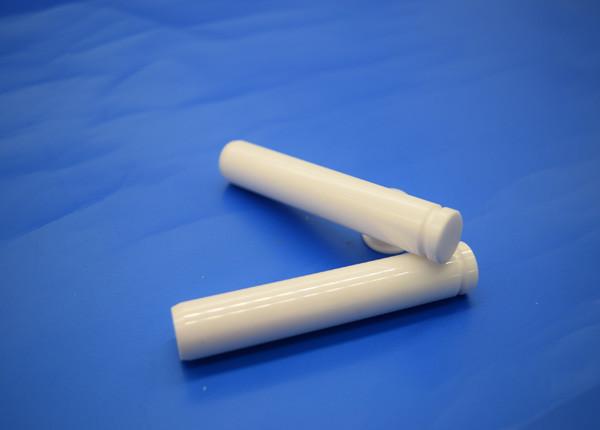 High Lapping Zirconia Ceramic Rod , Theraded Heater Piston Or Plunger Rod With Chamfer