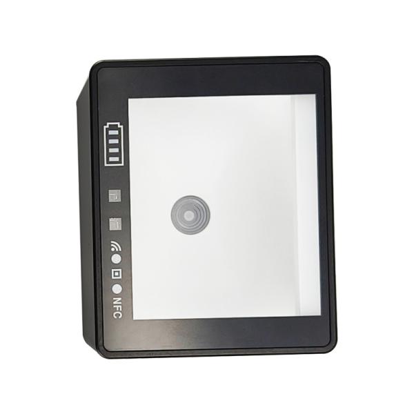 Scanner automatique de code à barres de bureau Scanner de code à barres de kiosque noir personnalisé