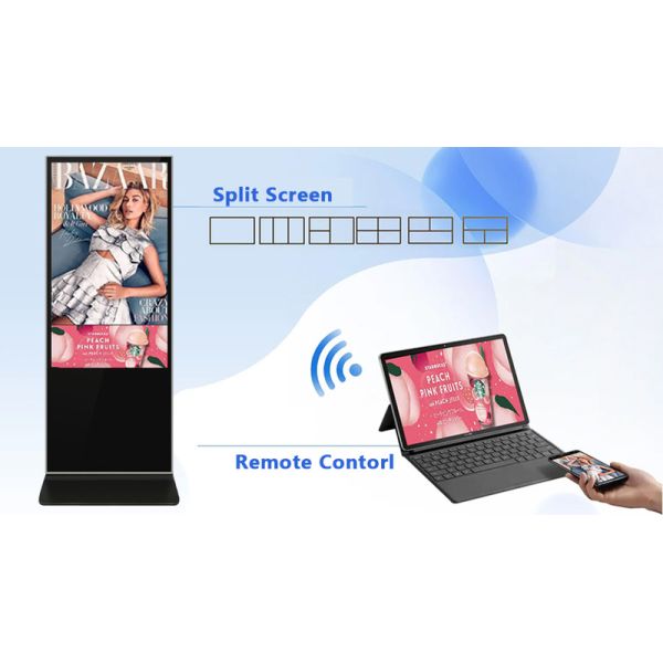 43 Inch Full Color Advertising Digital Display Retail Store Digital Signage 350 Nits