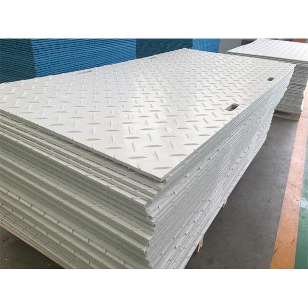 Placa provisória da via de acesso do caminhão do HDPE à terra sintético da esteira do pântano da proteção