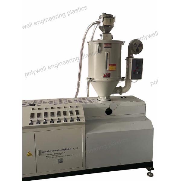 Автоматический промышленный штрангпресс одиночного винта, машина штрангпресса нейлона PA66 с профессиональным сушильщиком