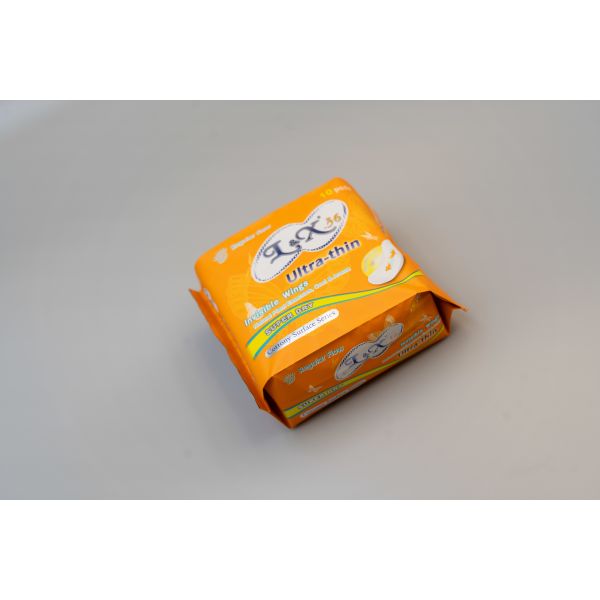 Up To 8 Hours Disposable Lady Sanitary Napkin Equipped With 3D Cottony Surface Superior Absorption Comfortable Feel