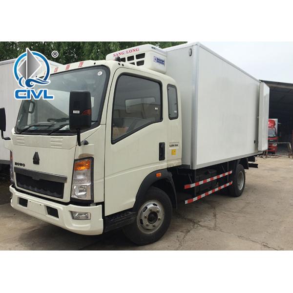 HOWO Light Refrigerated TruckThermo King Side Door Refrigerated Close Van Truck Sinotruk Howo 4x2 10ton