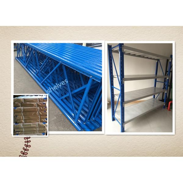 Light Duty 4 Shelf Metal Shelving Unit Cold Rolled For Household