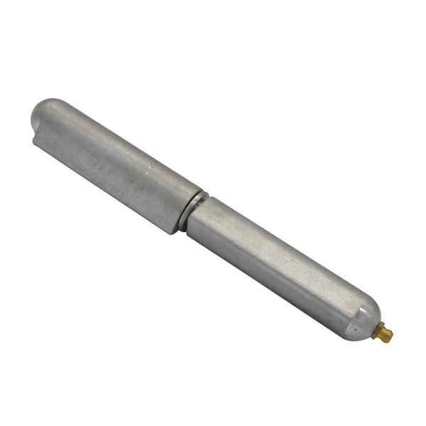 Weld on hinge PH612 with grease fitting, material: steel, stainless steel, or aluminium, self color finishing,