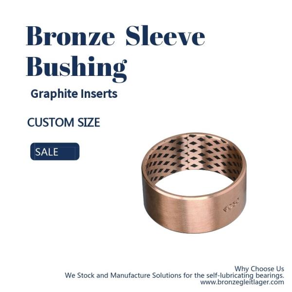 Bushing, Sleeve | Inch Size Bronze/Graphite Sizes