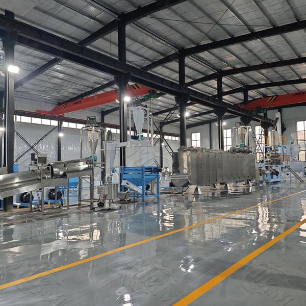High Capacity Pet Food Processing Line ,  Double screw Animal Food Making Machine