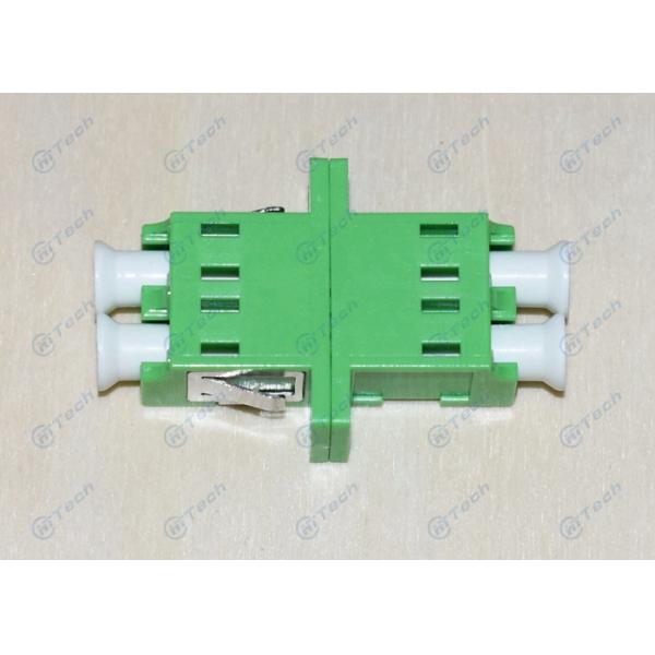 SC MM Fiber Optic Adapter Beige Color High Precision Alignment For Test Equipment