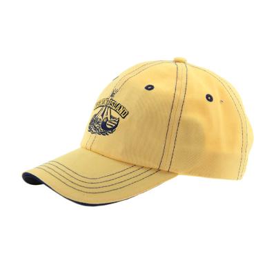 6 Panneaux de base en coton brodé Casquettes de baseball, Sandwich à profil bas Ajustable Casquettes pour hommes et femmes