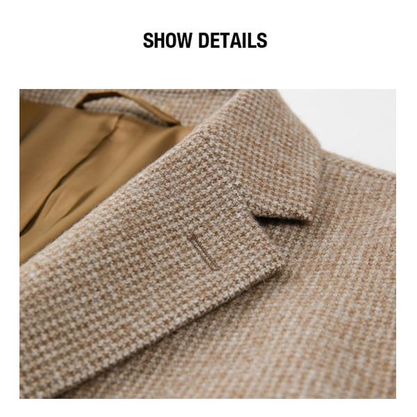 Button Fly Closure Slim Fit Suit Men Blazers Jacket for Party and Casual Occasions