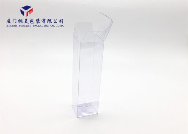 Hard Plastic Clear PVC Packaging Boxes 0.3mm Thickness High Durability 18cm Height