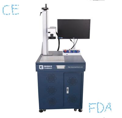 Air Cooling 10W Fiber Laser Marking Machine On Marbles ,  Laser Engraving Machine