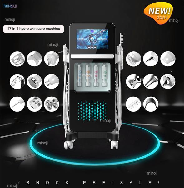 17 in 1 Hydrafacial Machine with 12.1 Inch LCD Touch Screen