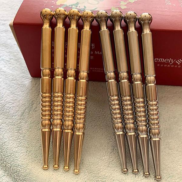 Technical Polished Acupuncture Pen Facial Reflexology Tools Stainless Steel Massager Tool Deep Tissue Massage Tool