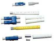 LC apc upc  Fiber Optic Connector singlemode multimode blue beige green color