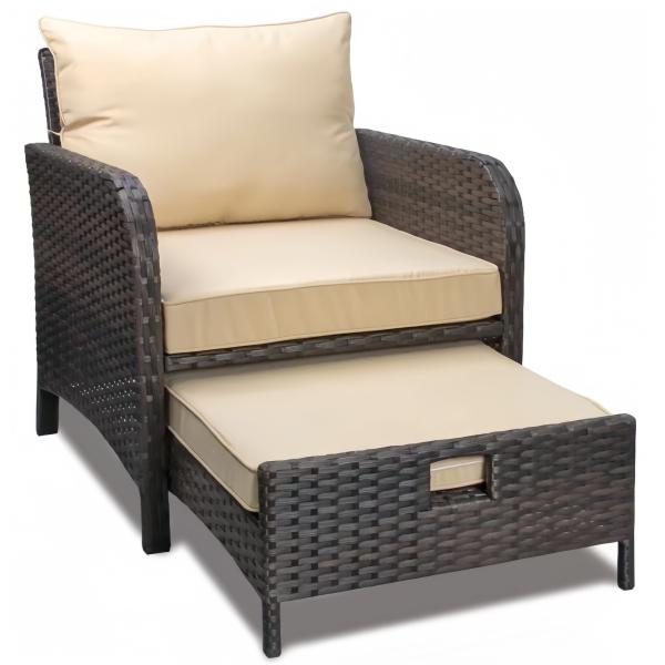Garden Rattan Outdoor L Shaped Sofa Customized Sizes Patio Furniture Sets Garden Rattan Outdoor L Sofa