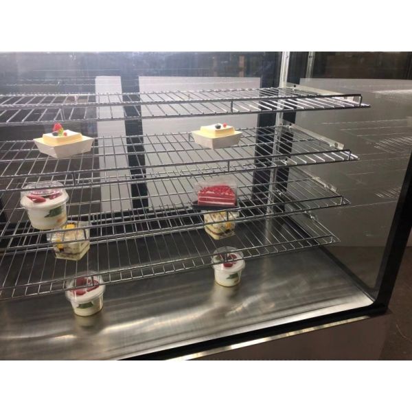 Customized Electric Cake Display Refrigerator Cake Showcase Chiller 4pcs Shelves