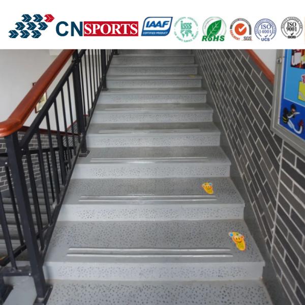 Eco Friendly And Weather Resistant Flexible SPUA Flooring For Classroom / Office