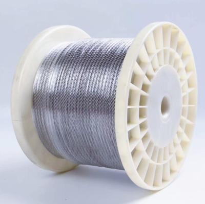 costa do círculo de 6x37+Fc/6x37+Iws/6x37+Iwr Crane Steel Wire Rope Galvanized