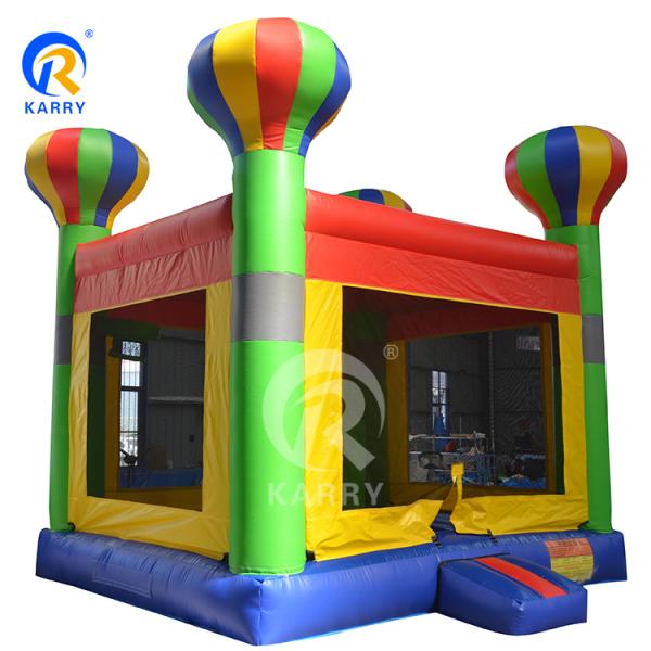 Customized Color Hot Air Balloon Inflatable Bouncer for Toddler in Commercial Grade