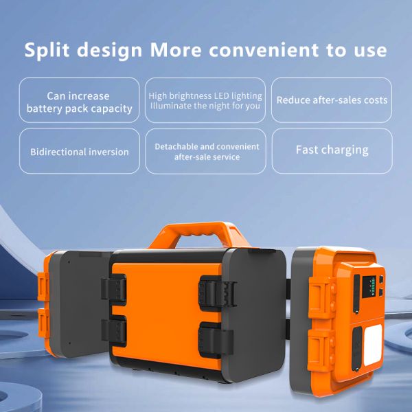 Wholesale portable power station Compact 1200W solar energy generator Outdoor Activities Camping Power Supply
