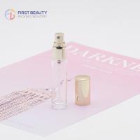 Bouteille de test de parfums en verre réutilisable avec pulvérisateur à vis