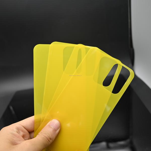 Yellow TPU Mobile Phone Back Sticker Water Coagulation Membrane For 13 Pro Max