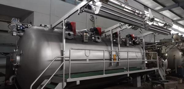 HTHP SUS 316L Low Consumption Overflow Fabric Dyeing Machine