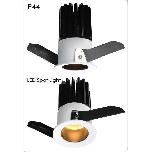 Recessed IP44 Interior Recessed LED Downlight 10 W Low Consumption For Supermarket