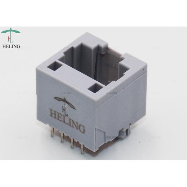 180 Degree Vertical RJ45 Lan Connector None Shielded For Network Datacom