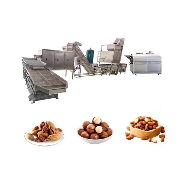 Restaurant Fully Automatic Nut Snack Single Double Rotary Roller Seasoning Flavoring Production Line