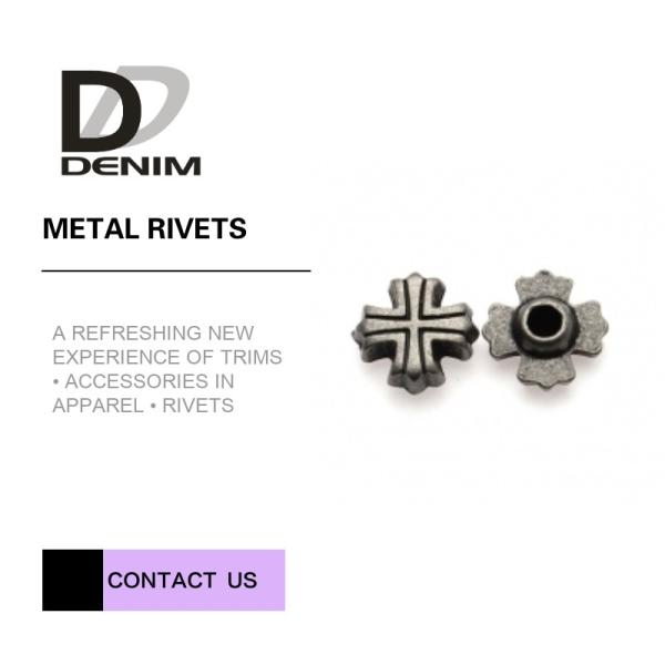 O Oval/retângulo deu forma às peças punk & aos acessórios do saco dos rebites de cobre decorativos