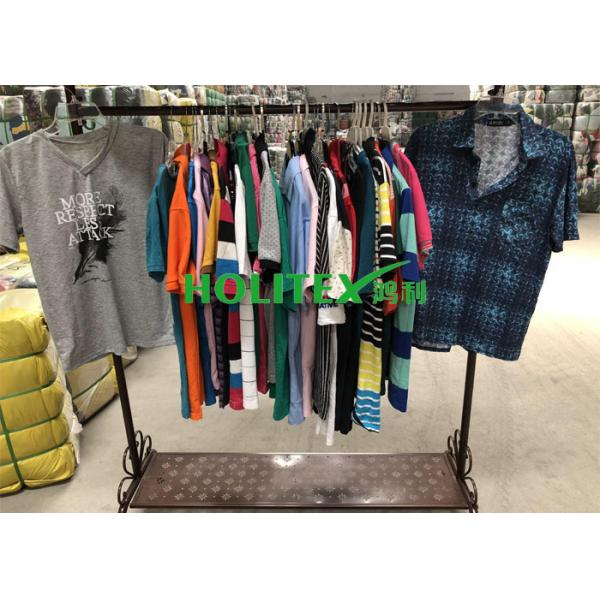 First Grade Second Hand Clothes , American Style Mens Used T Shirts For Summer