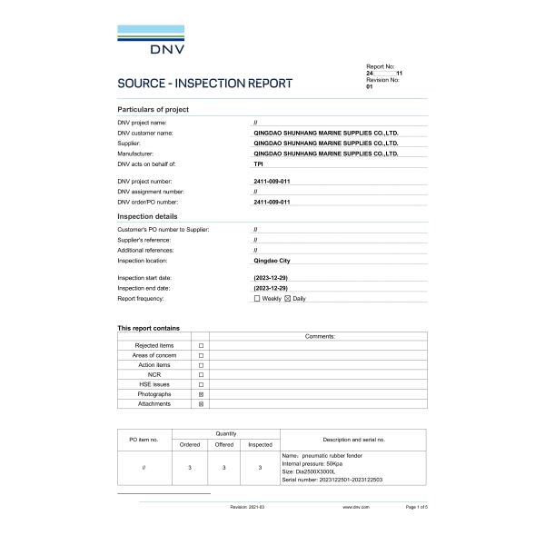 QINGDAO SHUNHANG MARINE SUPPLIERS CO., LTD.