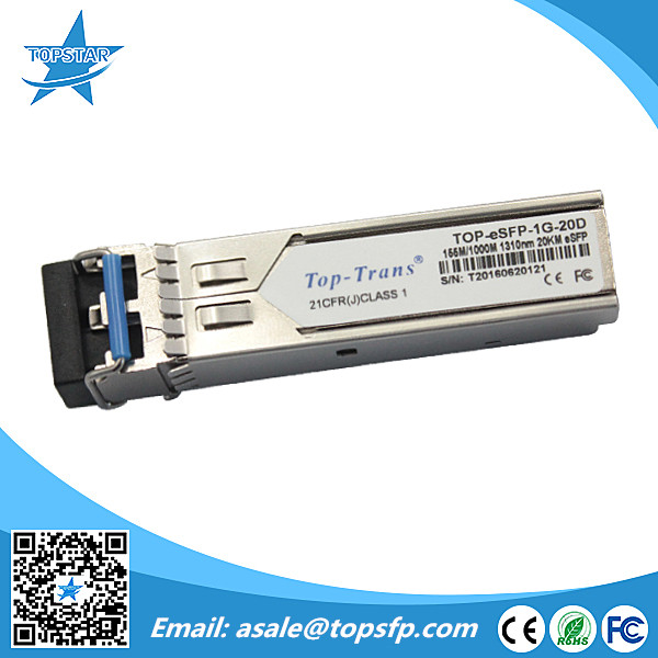 Приемопередатчик 20km 1310nm мультимодное 3.3V Esfp 1G SFP оптически