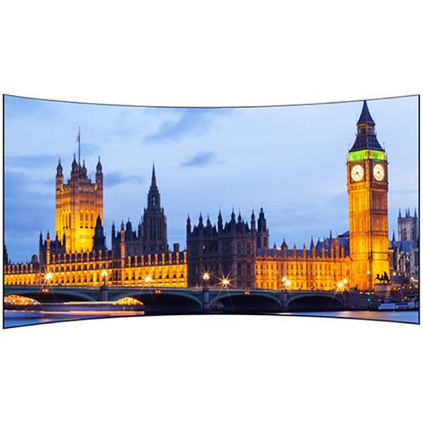 4K Curved Fixed Frame Screen Wall Mount Curved Home Cinema Screen Customized