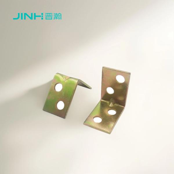 Furniture Fitting 10x19.5mm Metal L-brackets Durable and Sturdy for Flat-Packed Furniture